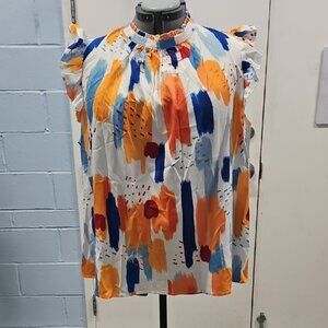 Colorful Abstract Women's Top